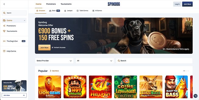 United Kingdom - spindog app